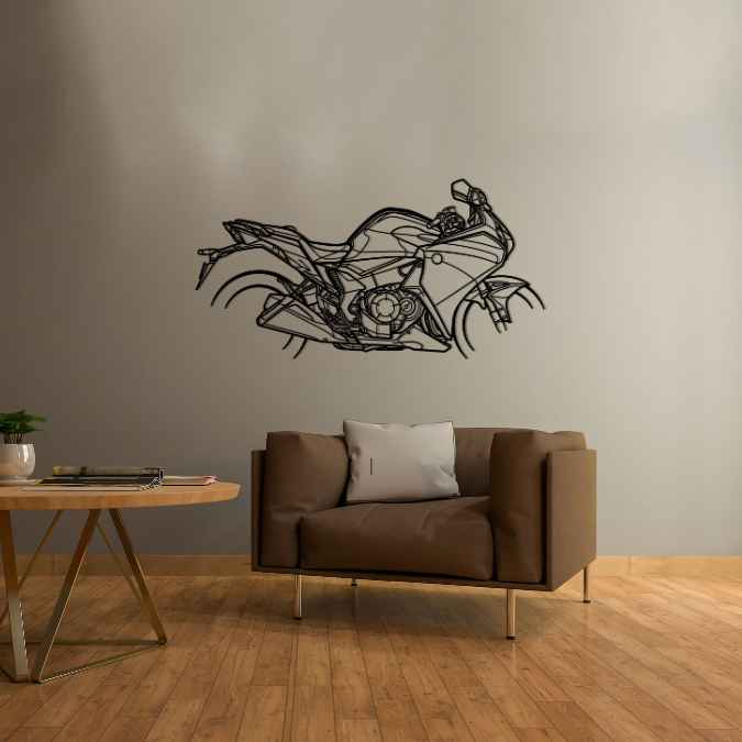 VFR 1200F 2012 Silhouette Metal Wall Art