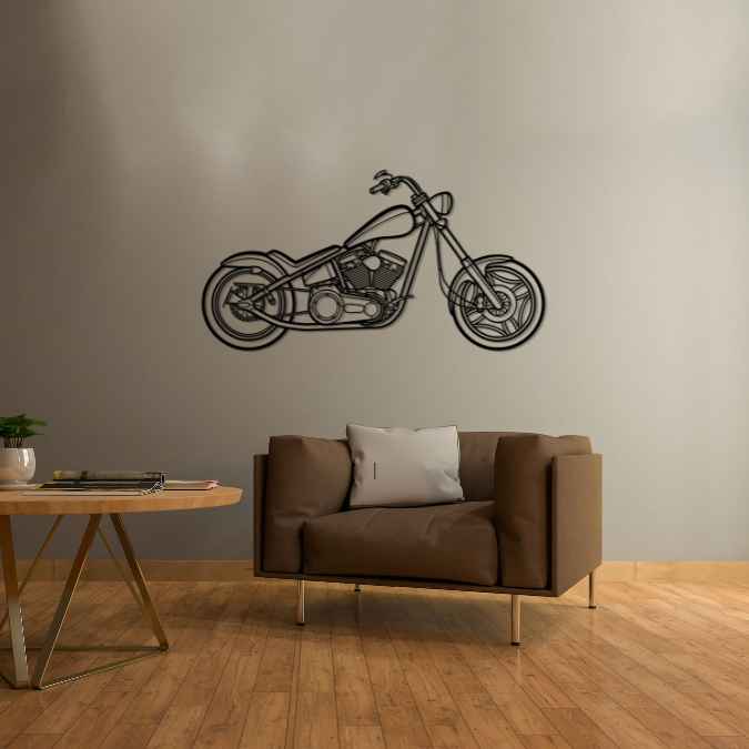 Swift Bar Chopper 2005 Silhouette Metal Wall Art