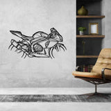 GSXR 1000 2012 Silhouette Metal Wall Art