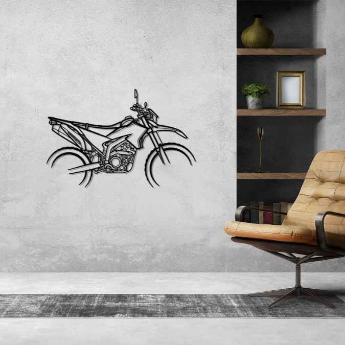 WR250R Silhouette Metal Wall Art