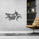 WR250R Silhouette Metal Wall Art