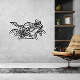 R6 YZF600 Silhouette Metal Wall Art