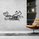 FLTRXST Road Glide ST 2022 Silhouette Metal Wall Art