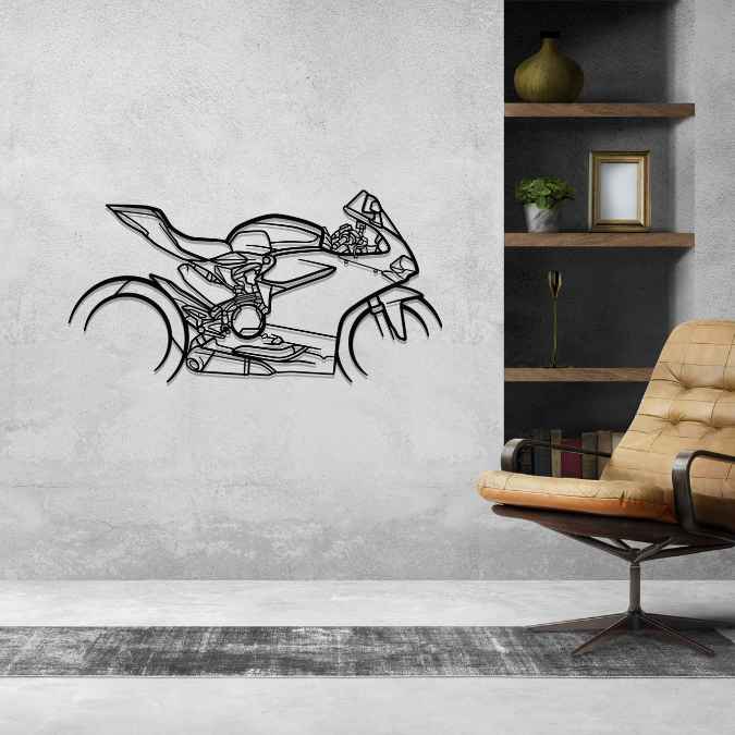 Panigale 1299 2015 Silhouette Metal Wall Art