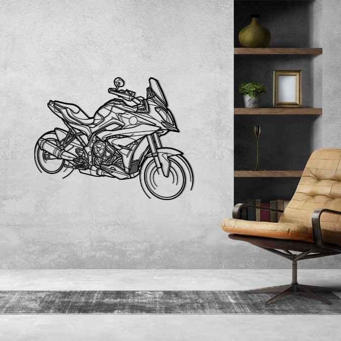 S1000xr 2019 Angle Silhouette Metal Wall Art