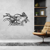 Panigale V2 2022 Silhouette Metal Wall Art