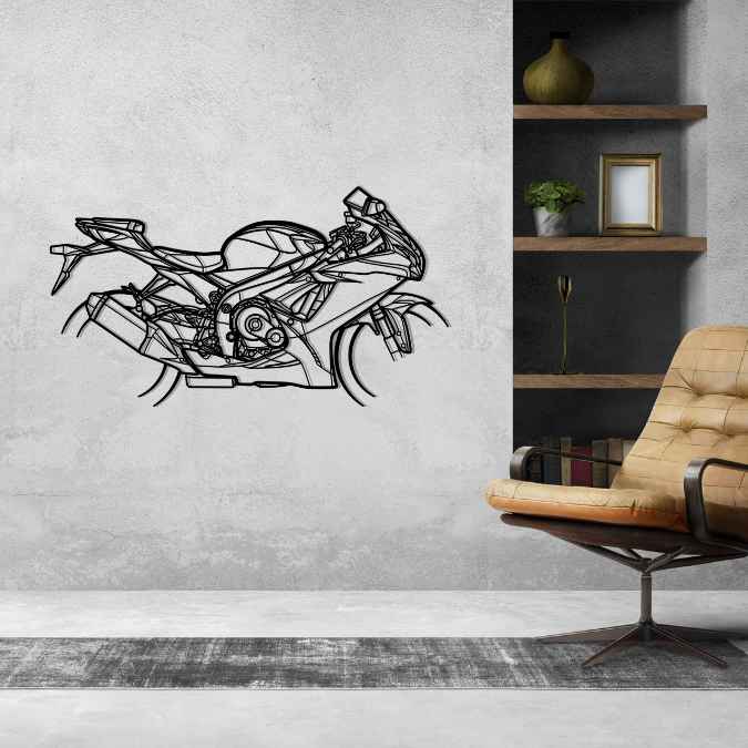 GSX-R 750 2021 Silhouette Metal Wall Art