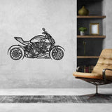 Diavel 1260 Silhouette Metal Wall Art