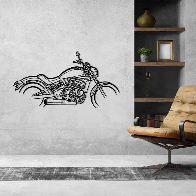 Vulcan S 2020 Silhouette Metal Wall Art