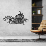 V Max 2020 Silhouette Metal Wall Art