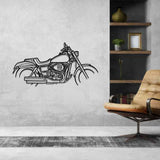 Fatbob 2014 Silhouette Metal Wall Art