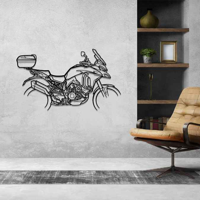 Multistrada V4 2023 Silhouette Metal Wall Art