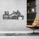 Spyder 2020 Silhouette Metal Wall Art