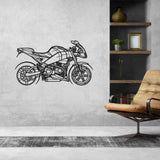 XB9R Firebolt 2003 Silhouette Metal Wall Art