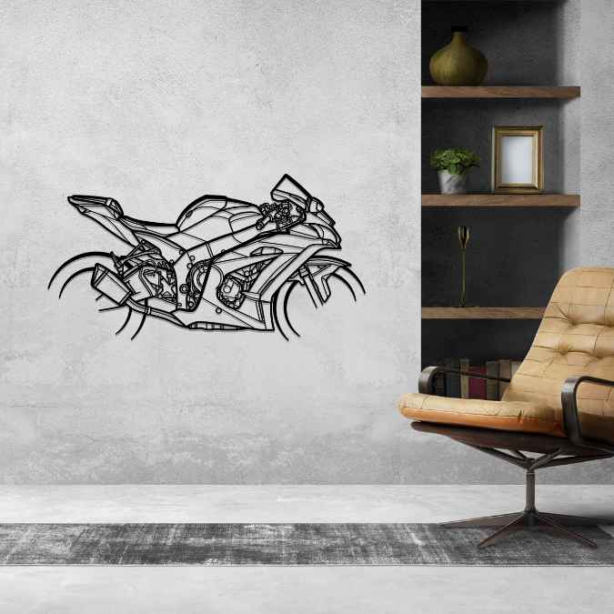 ZX10R KRT 2017 Silhouette Metal Wall Art