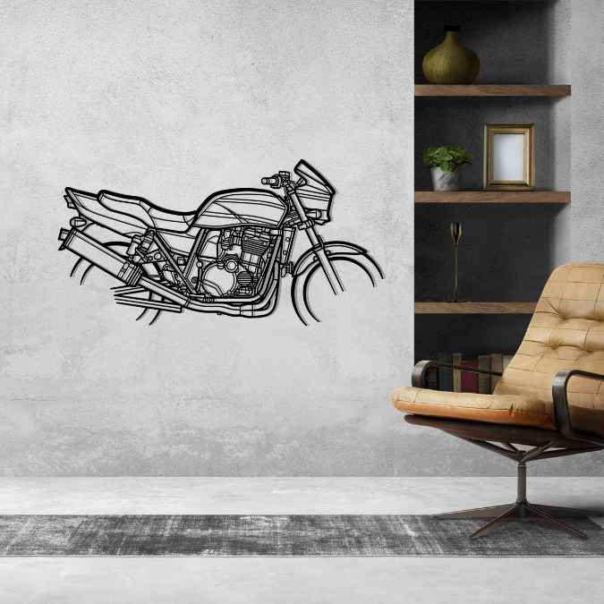 ZRX 1200R Silhouette Metal Wall Art