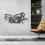 ZRX 1200R Silhouette Metal Wall Art