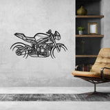 Street Triple 2019 Silhouette Metal Wall Art