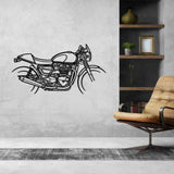 Street Twin 2020 Silhouette Metal Wall Art