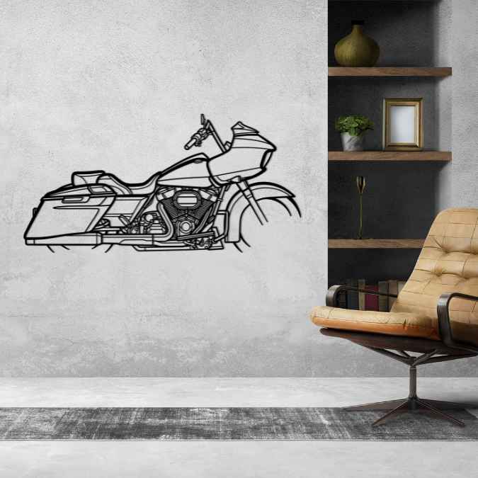 Road Glide 2018 Silhouette Metal Wall Art