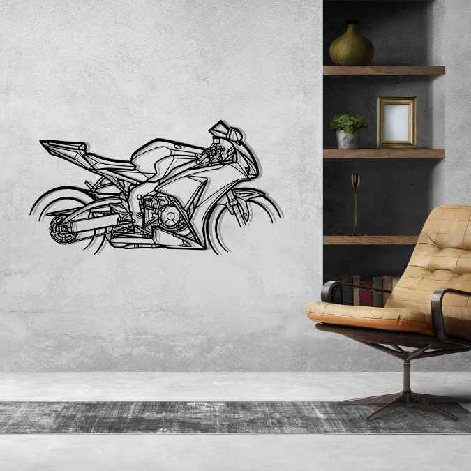 CBR 1000RR Fireblade 2012 Silhouette Metal Wall Art