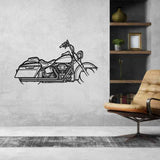 Softail Deluxe 2007 Silhouette Metal Wall Art