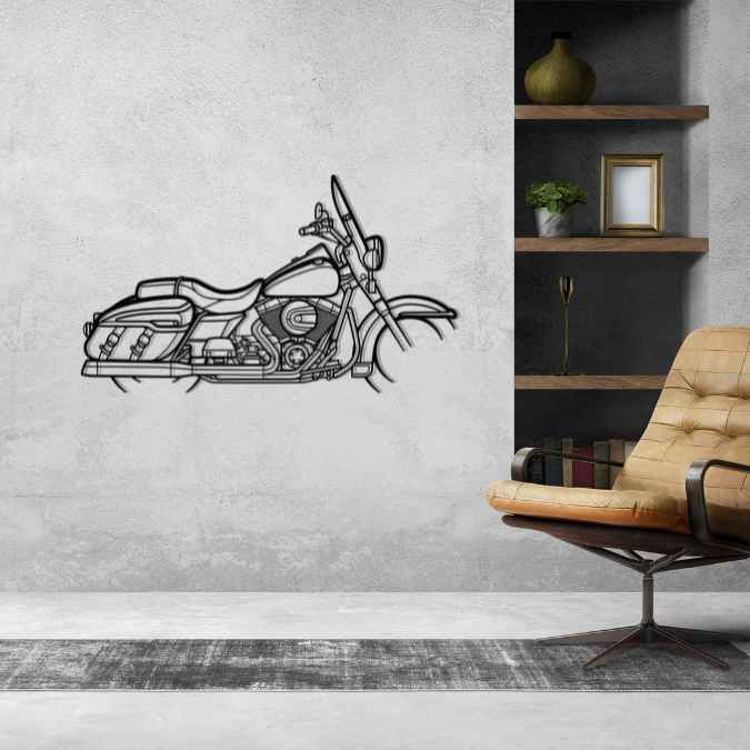 Road King 2016 Silhouette Metal Wall Art