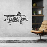 250 EXC 2020 Silhouette Metal Wall Art