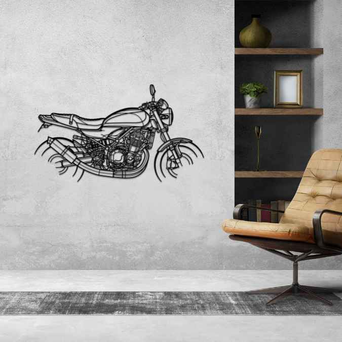 Z900RS 2020 Silhouette Metal Wall Art