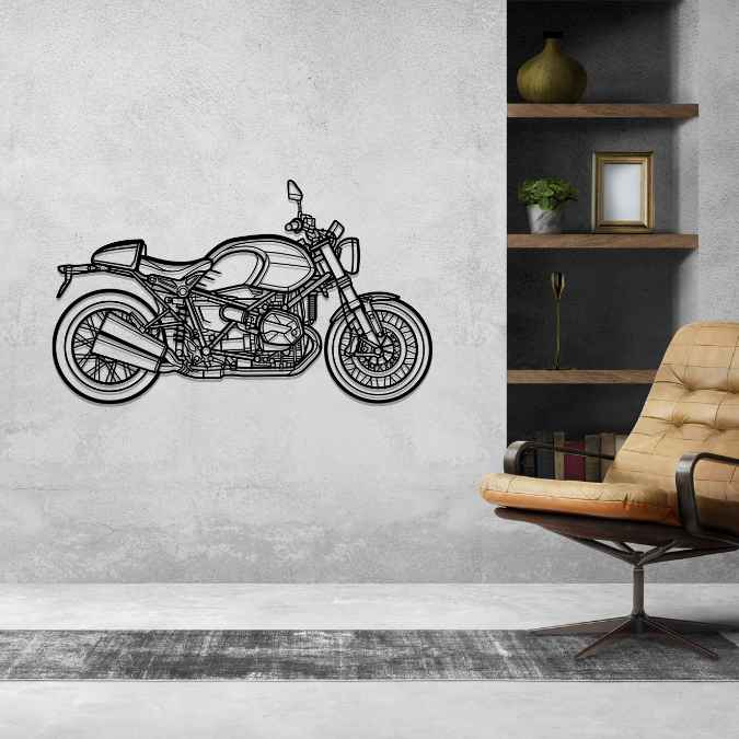 nineT 719 Silhouette Metal Wall Art