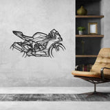 Ninja ZX-6R 2024 Silhouette Metal Wall Art