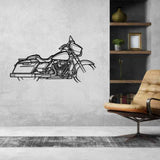 Street Glide 2017 Silhouette Metal Wall Art