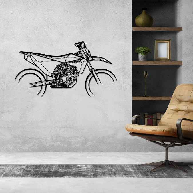 701 Supermoto 2019 Silhouette Metal Wall Art