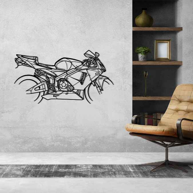 CBR600 2006 Silhouette Metal Wall Art