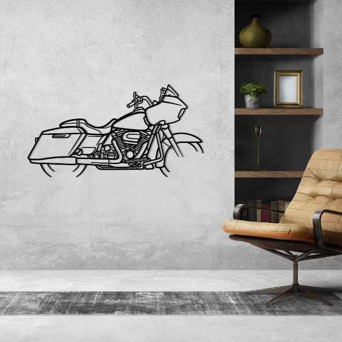 Road Glide Silhouette Metal Wall Art