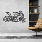 RSV4 RR 2019 Silhouette Metal Wall Art