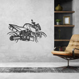 Super Duke 990 2009 Silhouette Metal Wall Art