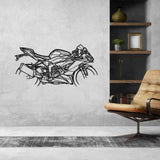 Ninja ZX6R 2021 Silhouette Metal Wall Art