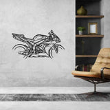 R1 YZF 2006 Silhouette Metal Wall Art