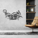 Fazer 600 2002 Silhouette Metal Wall Art