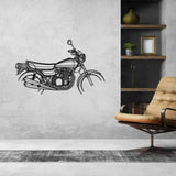 Z1 900 1975 Silhouette Metal Wall Art