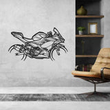 Ninja 400R Silhouette Metal Wall Art