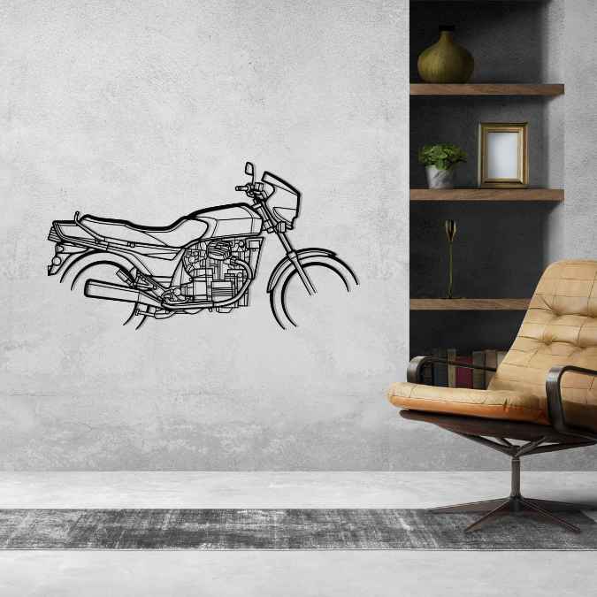 CX650E Silhouette Metal Wall Art