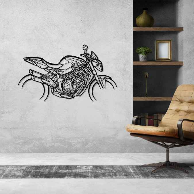 Brutale 1090 Silhouette Metal Wall Art