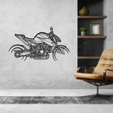 Super Duke Silhouette Metal Wall Art