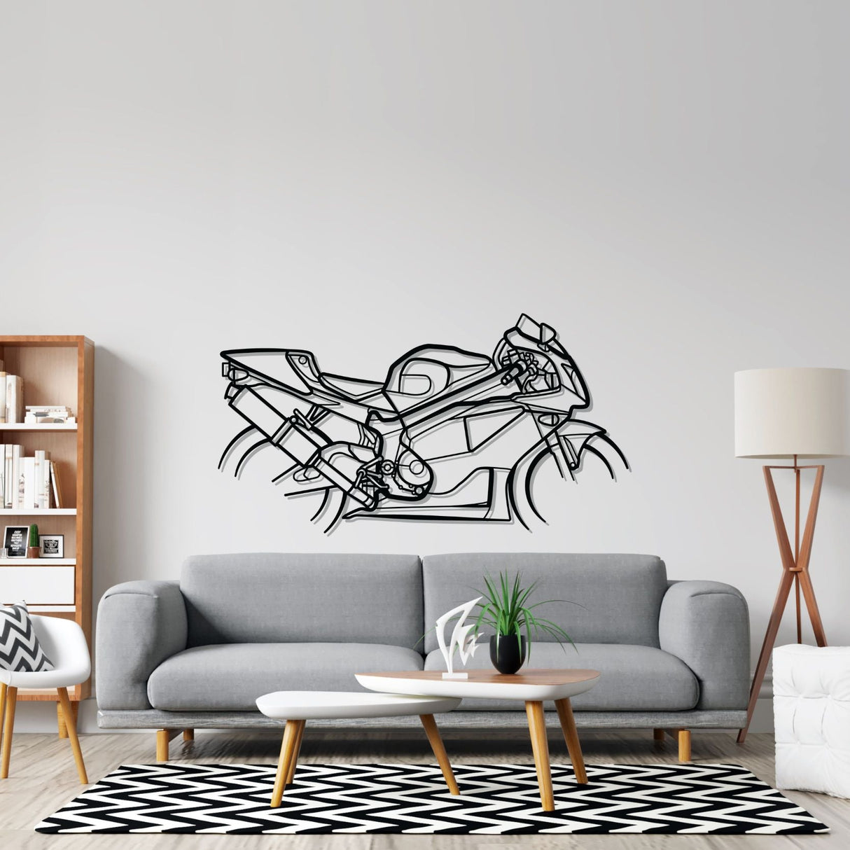 RC51 2000 Silhouette Metal Wall Art