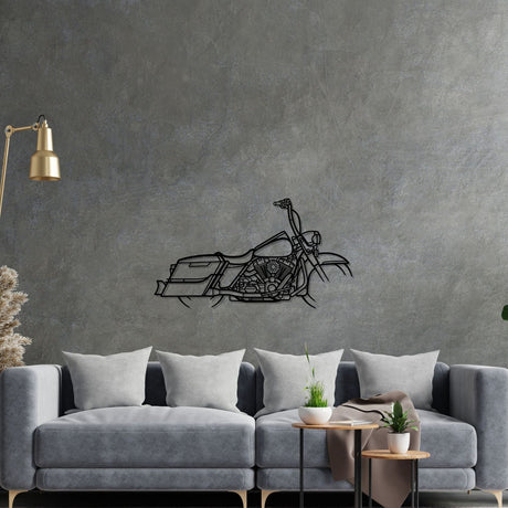 Road King 2014 Silhouette Metal Wall Art