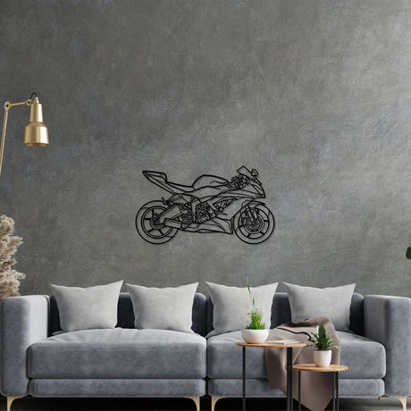 Ninja XR6 (636) 2016 Silhouette Metal Wall Art