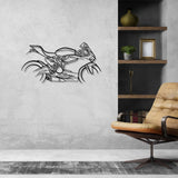 899 Panigale Silhouette Metal Wall Art