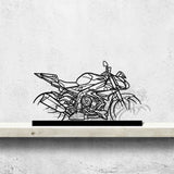 S1000R Silhouette Metal Art Stand